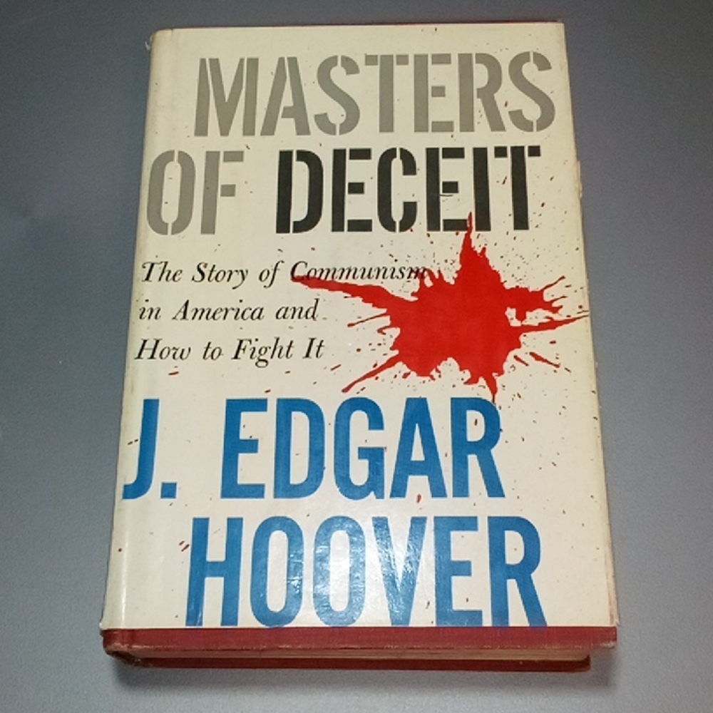 VTG 1958 Masters of Deceit Hardback J Edgar Hoover Second Printing